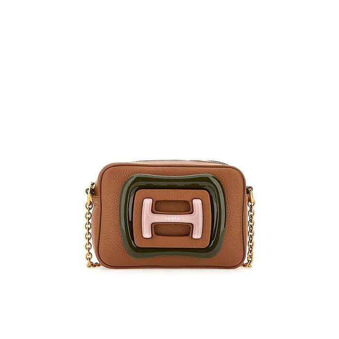 BORSA H-BAG CAMERA Donna Cognac Scuro
