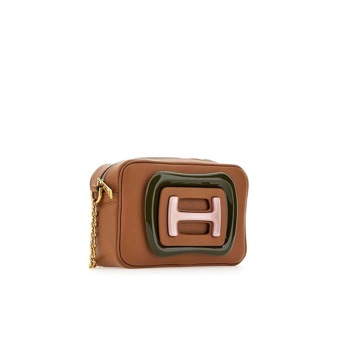 BORSA H-BAG CAMERA Donna Cognac Scuro