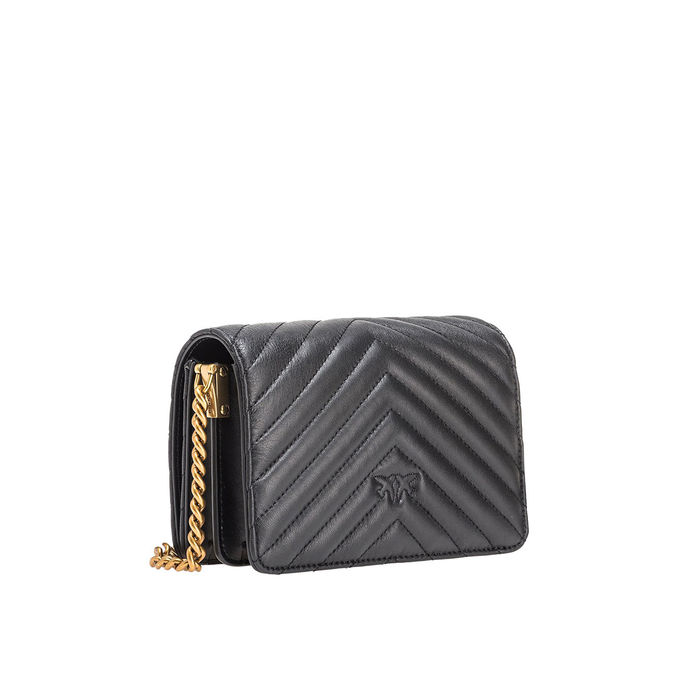 BORSA LOVE CLICK MINI Donna Nero Antique Gold