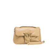 BORSA LOVE MINI PUFF Donna Beige Safari Antique Gold BORSA LOVE MINI PUFF Donna Beige Safari Antique Gold