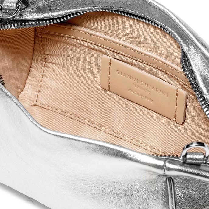 BORSA MARGARITA POUCH Donna Argento