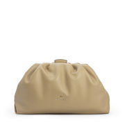 BORSA NOLA ECOPELLE DRAPPEGGIATA CON CATENA Donna Camel BORSA NOLA ECOPELLE DRAPPEGGIATA CON CATENA Donna Camel