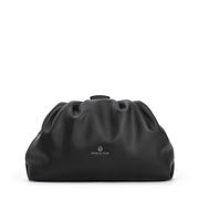 BORSA NOLA ECOPELLE DRAPPEGGIATA CON CATENA Donna Nero BORSA NOLA ECOPELLE DRAPPEGGIATA CON CATENA Donna Nero