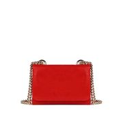 BORSA PICCOLA CON STAMPA VARANUS E TRACOLLA A CATENA Donna Rosso BORSA PICCOLA CON STAMPA VARANUS E TRACOLLA A CATENA Donna Rosso