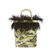 BORSA PIETRA SANTA TOTE CAMOUFLAGE Donna Verde BORSA PIETRA SANTA TOTE CAMOUFLAGE Donna Verde