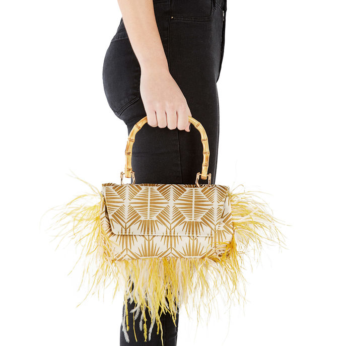 BORSA POLIGNANO Donna Panna e Verde