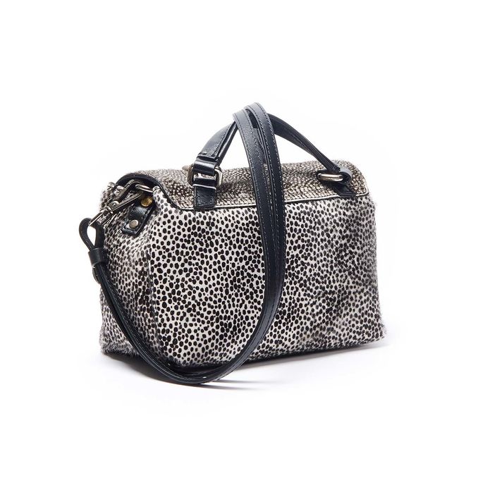 BORSA POSTINA BABY Donna Bianco Nero