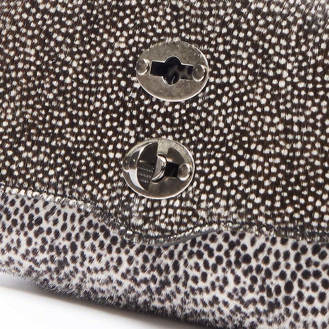 BORSA POSTINA BABY Donna Bianco Nero