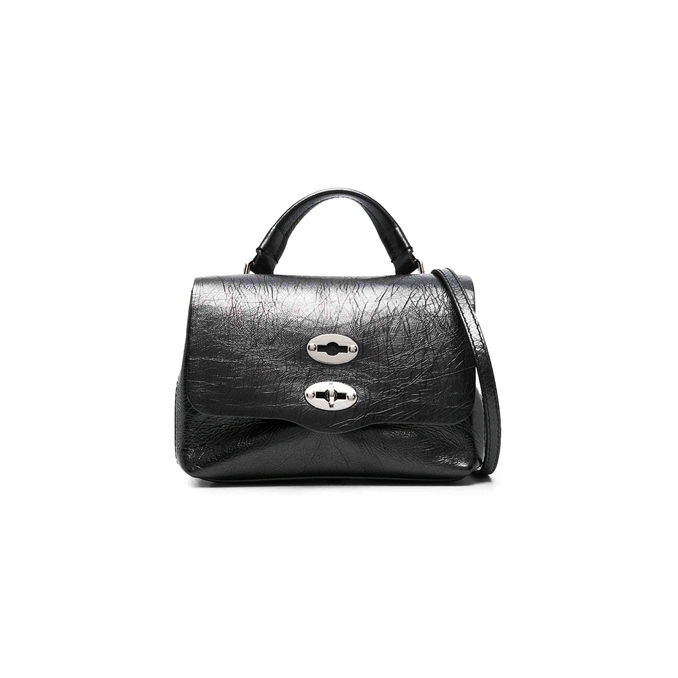 BORSA POSTINA LUME BABY Donna Black Nero