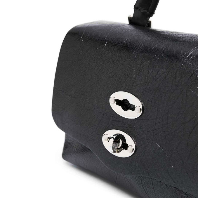 BORSA POSTINA LUME BABY Donna Black Nero