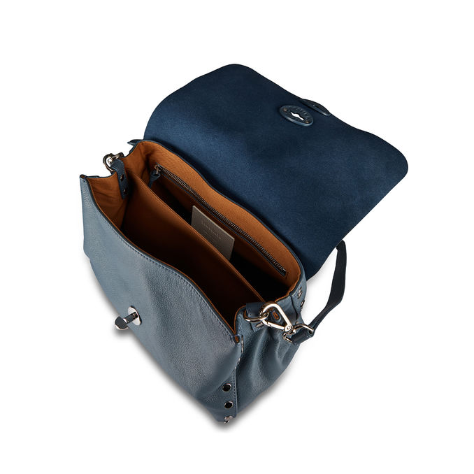 BORSA POSTINA M PIUMA KNOT NERO Donna Blue Atmosfera