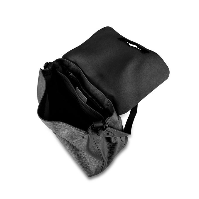 BORSA POSTINA M PURA HOOKED Donna Black Etna