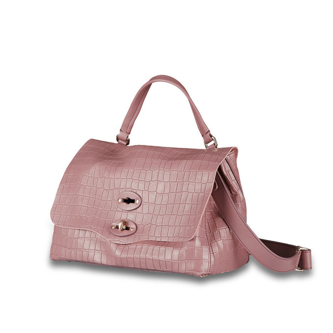BORSA POSTINA S CAYMAN Donna Brown Malva