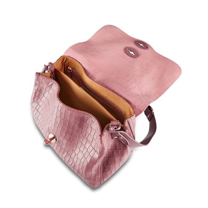 BORSA POSTINA S CAYMAN Donna Brown Malva