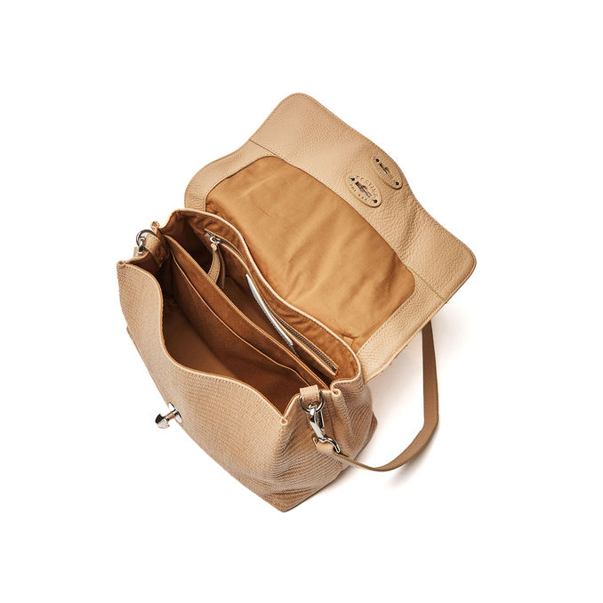 BORSA POSTINA S NET Donna Beige Agar Agar