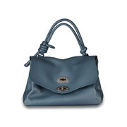 BORSA POSTINA S PIUMA KNOT Donna Blue Atmosfera BORSA POSTINA S PIUMA KNOT Donna Blue Atmosfera