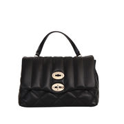 BORSA POSTINA VENETA S MATELASSE' Donna Black Nero  BORSA POSTINA VENETA S MATELASSE' Donna Black Nero