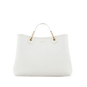 BORSA SHOPPER MEDIA MYEA Donna Bianco Cuoio BORSA SHOPPER MEDIA MYEA Donna Bianco Cuoio