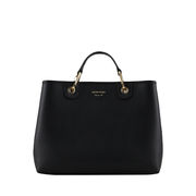 BORSA SHOPPER MEDIA MYEA Donna Nero Silver BORSA SHOPPER MEDIA MYEA Donna Nero Silver