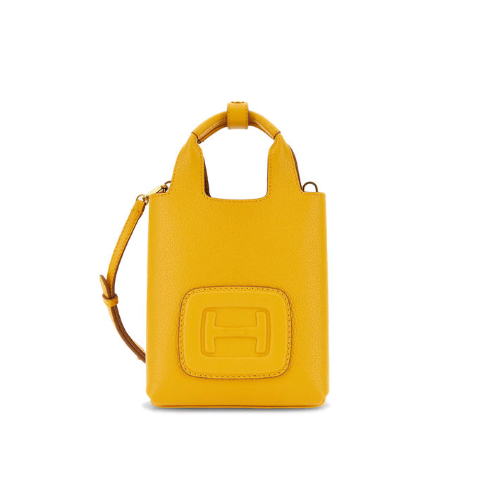 BORSA SHOPPER MINI H-BAG Donna Giallo