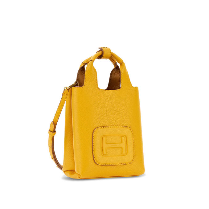 BORSA SHOPPER MINI H-BAG Donna Giallo