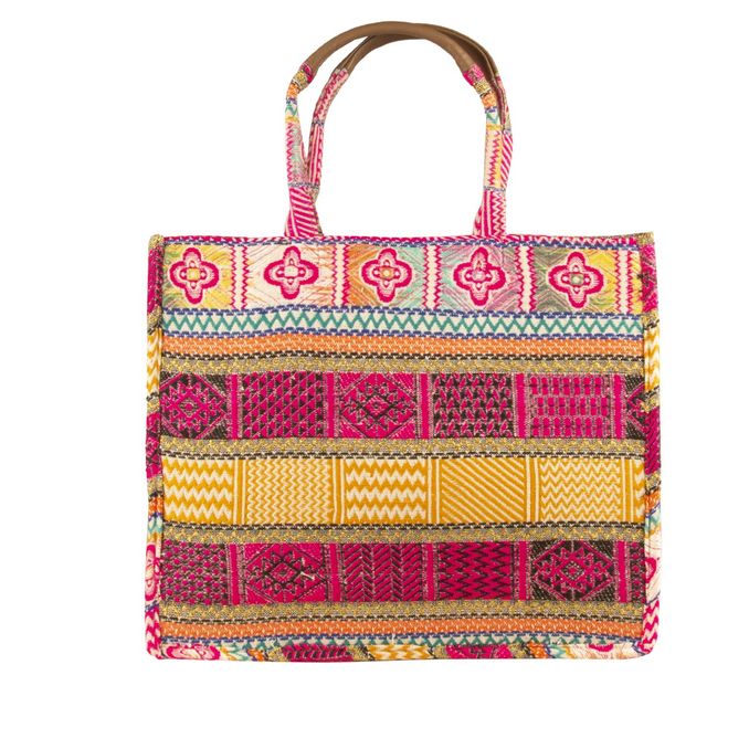 BORSA TOTE BALI BIG Multicolor Lurex