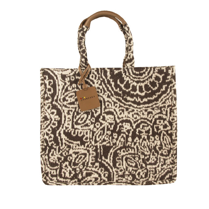 BORSA TOTE BIG CAYO LARGO Black White