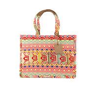 BORSA TOTE MOOREA MID Multticolor Fuxia Fluo BORSA TOTE MOOREA MID Multticolor Fuxia Fluo