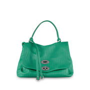 BORSA TRACOLLA POSTINA S PLISSE Donna Erba  BORSA TRACOLLA POSTINA S PLISSE Donna Erba
