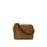 BORSA TUONO EFFETTO COCCODRILLO Donna Cammello BORSA TUONO EFFETTO COCCODRILLO Donna Cammello