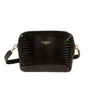 BORSA TUONO EFFETTO COCCODRILLO Donna Nero BORSA TUONO EFFETTO COCCODRILLO Donna Nero
