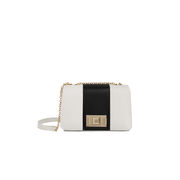 BORSA VITELLO LULU MINI CROSSBODY Donna Marshmallow Nero BORSA VITELLO LULU MINI CROSSBODY Donna Marshmallow Nero
