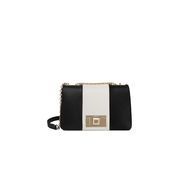 BORSA VITELLO LULU MINI CROSSBODY Donna Nero Marshmallow BORSA VITELLO LULU MINI CROSSBODY Donna Nero Marshmallow