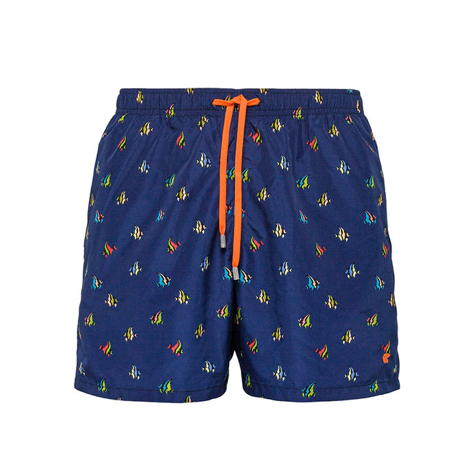 BOXER MARE FANTASIA PESCI TROPICALI Uomo Royal Blue