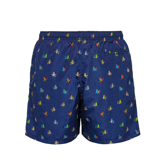 BOXER MARE FANTASIA PESCI TROPICALI Uomo Royal Blue