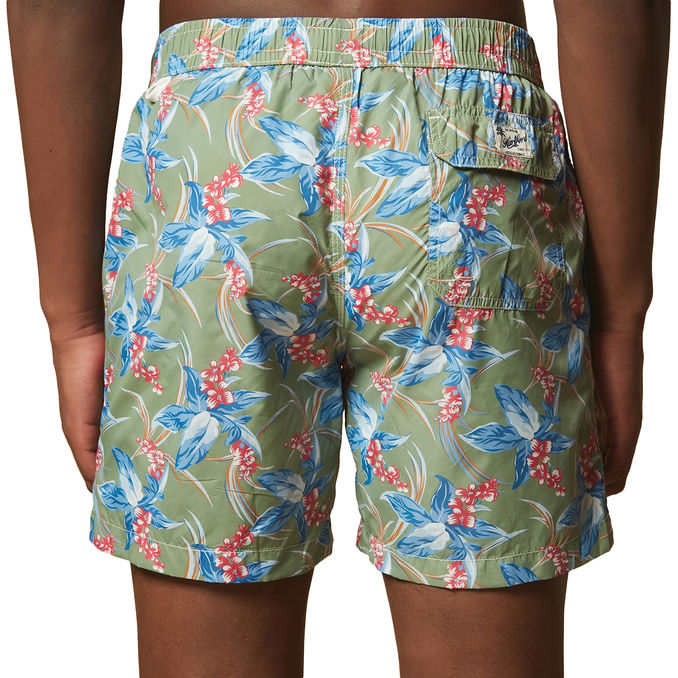 BOXER MARE FIORATO Uomo Army Multicolor
