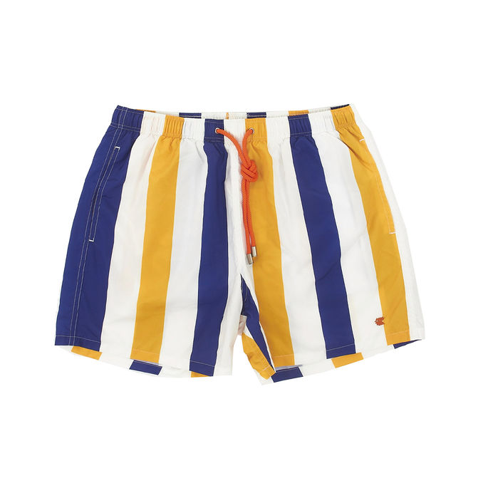 BOXER MULTICOLOR CON RICAMO E CORDINO Uomo Copiativo Pannocchia