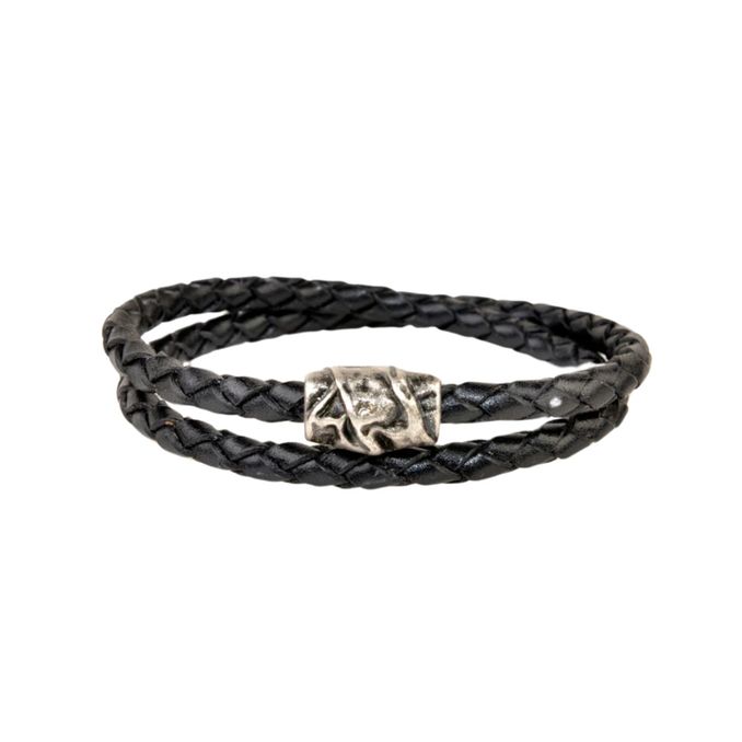 BRACCIALE NODO Unisex Nero
