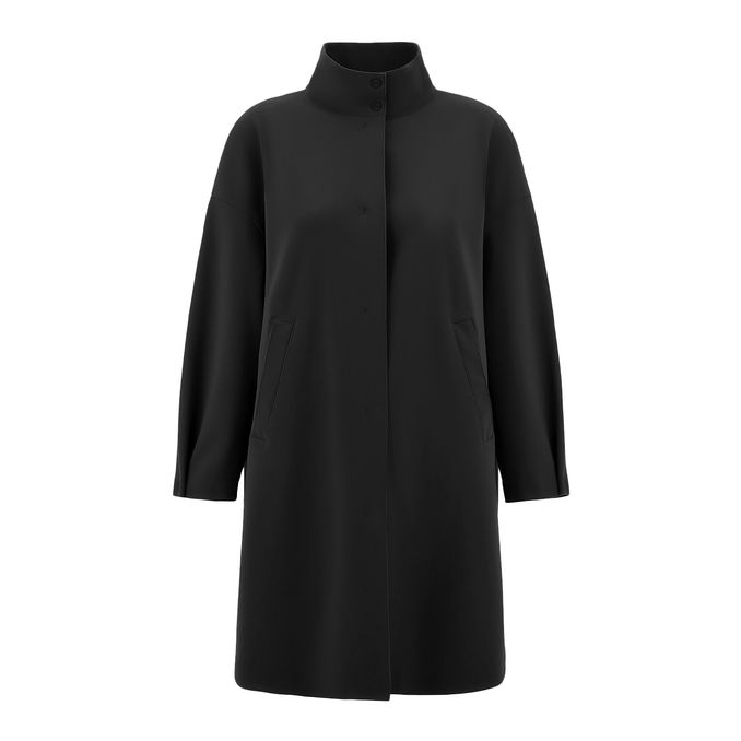 CABAN LUNGO OVER Donna Nero