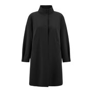 CABAN LUNGO OVER Donna Nero  CABAN LUNGO OVER Donna Nero
