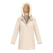 CABAN ROMEO IN JERSEY BOUCLÉ Donna Avorio CABAN ROMEO IN JERSEY BOUCLÉ Donna Avorio