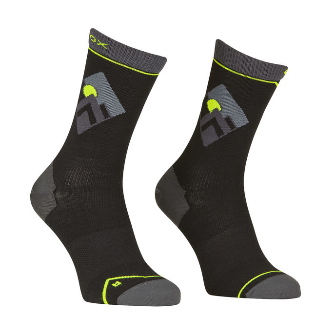 CALZE ALPINE LIGHT COMP MID Unisex Black Raven