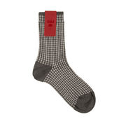 CALZE JACQUARD MICRO ROMBO LUREX Donna Grafite  CALZE JACQUARD MICRO ROMBO LUREX Donna Grafite