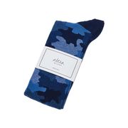 CALZE LUNGHE CAMOUFLAGE IN COTONE Uomo Blue Azzurro CALZE LUNGHE CAMOUFLAGE IN COTONE Uomo Blue Azzurro