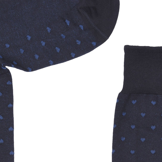 CALZE LUNGHE CON CUORICINI Uomo Jeans Reale