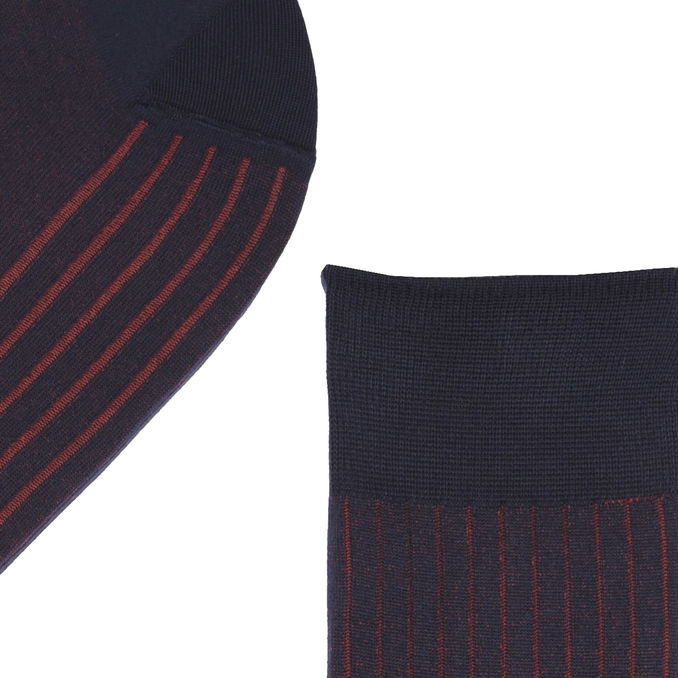 CALZE LUNGHE COSTA VANISE' Uomo Jeans Rosso