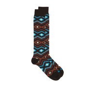 CALZE LUNGHE IKAT Unisex Marrone  CALZE LUNGHE IKAT Unisex Marrone