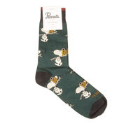 CALZE SNOOPY SKI ALL OVER Unisex Verde Scuro CALZE SNOOPY SKI ALL OVER Unisex Verde Scuro