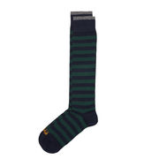 CALZE STRIPE RUGBY Uomo Blu Verde Scuro  CALZE STRIPE RUGBY Uomo Blu Verde Scuro