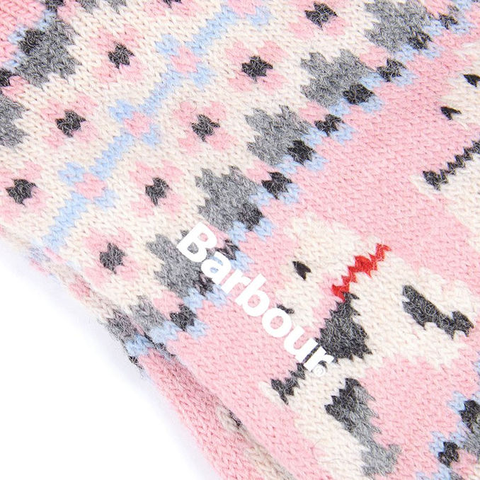 CALZE TERRIER FAIR ISLE Donna Rosa